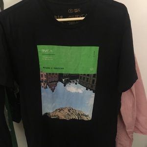 RVCA Size M Graphic Tee "The Balance of Opposites"